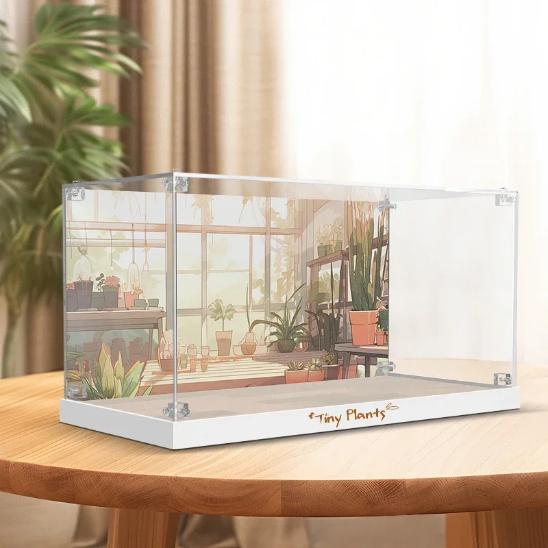 Акриловая витрина толщиной 3 мм для конструктора Lego 10329 миниатюрные растения