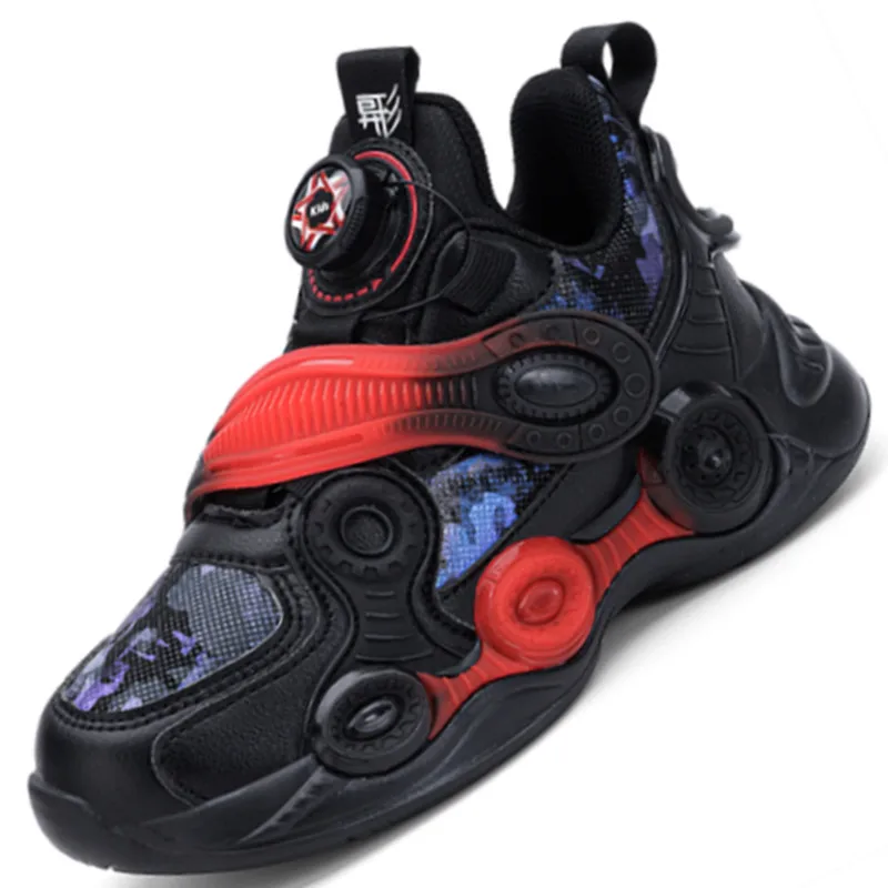 

Высококачественная спортивная обувь для маленьких мальчиков кожаные детские кроссовки 2022 новый стиль мягкая удобная детская обувь на плоской подошве для баскетбола бега 31-39