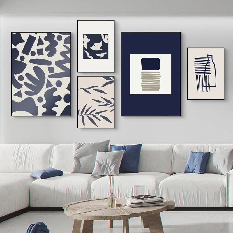 

Nordic Modern Minimalist Peace Dove Leaf Bottle Abstract Light Luxury Wall Art Canvas Painting Posters Living Room Home Decor