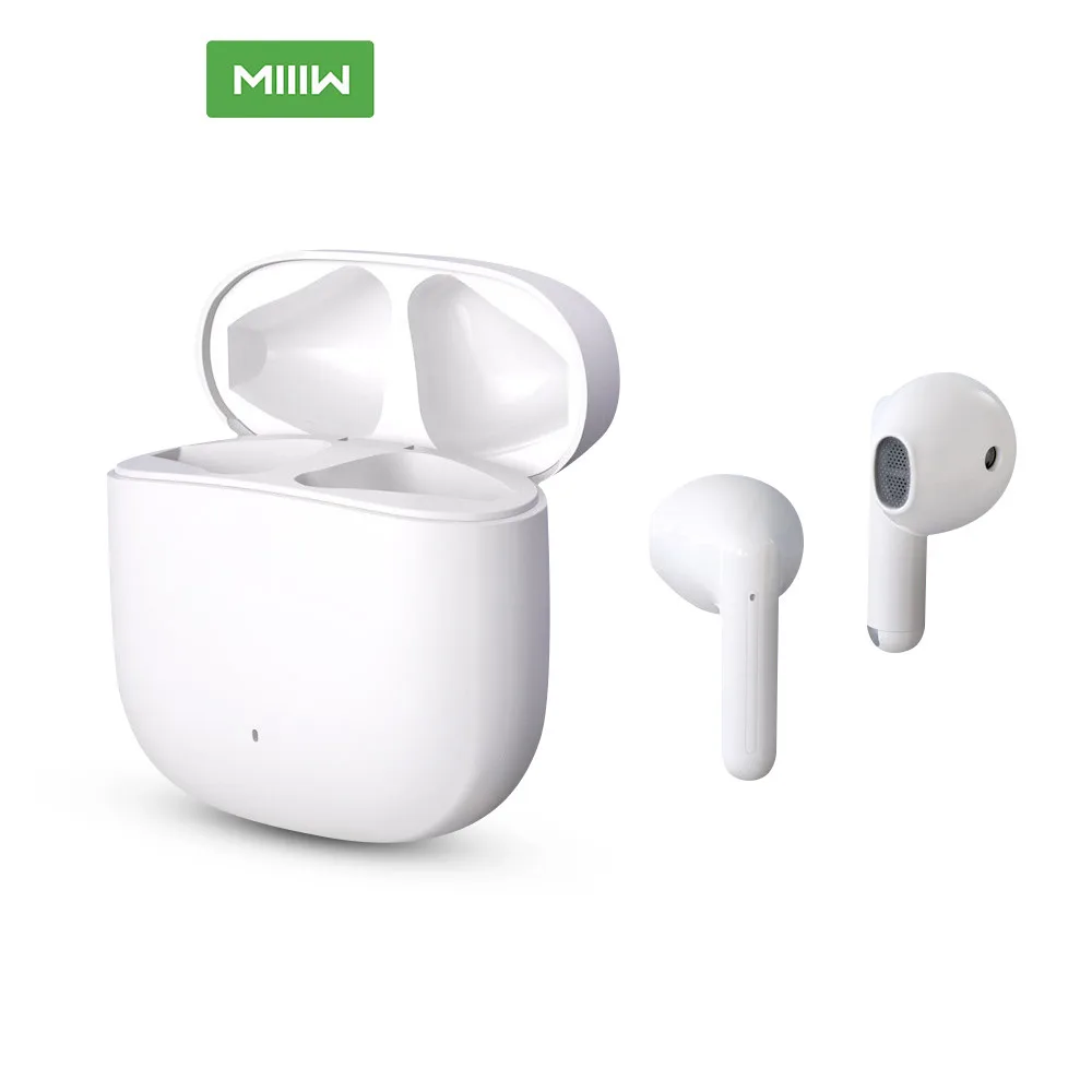 xiaomi MiiiW TWS Earphones Marshmallow Bluetooth headset Compatible White Ultra-small Body Comfortable In-ear 13mm Large Dynamic