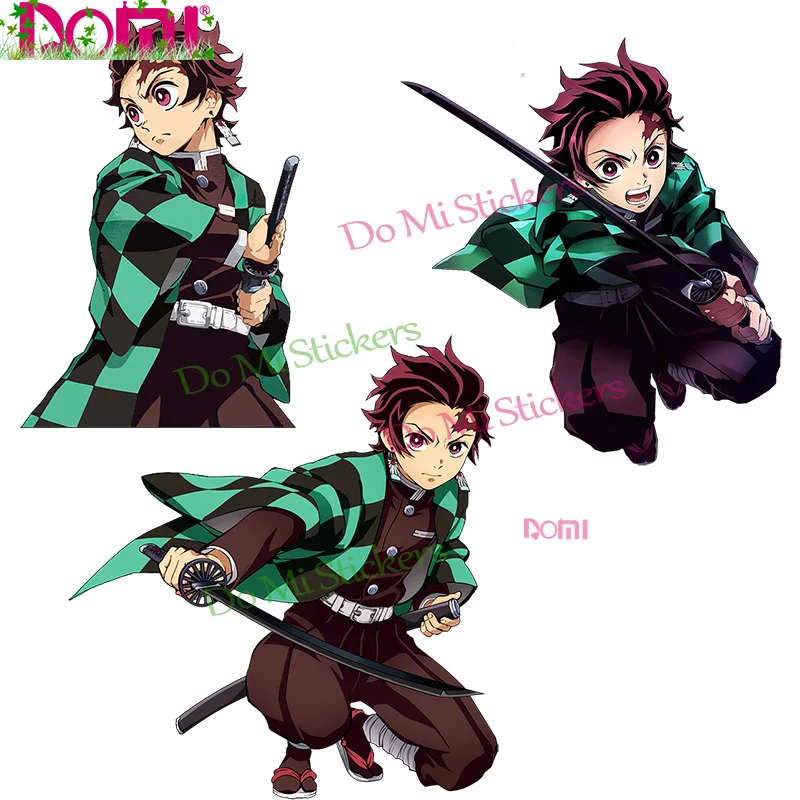 

Kamado Tanjirou Anime for Wall Laptop Waredrobe Helmet Trunk Wall Vinyl Car Sticker Die-Cut