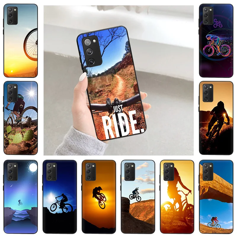 

Ultra Thin Silicone Sunshine Mountain Bike Phone Case for Xiaomi Redmi Note 11Pro 11 11t 10 S 5G 10C 9T 9S 9C 9A 8 9 Mate Cover