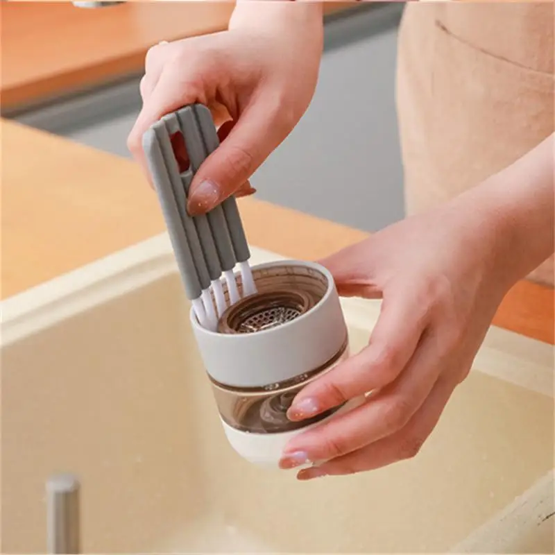 

Multifunctional Flexible Gap Brush Cup Cover Groove Gap Brush Household Soft Bristles Cleaning Brush Cepillo Cleaning Tools