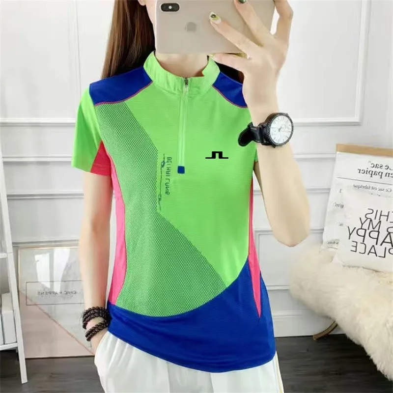 

Летняя женская одежда для гольфа, футболки, Спортивная повседневная быстросохнущая женская футболка с коротким/длинным рукавом для бега на...