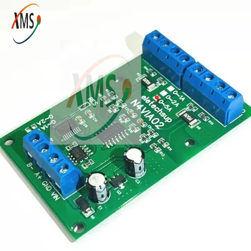 N4VIA02 постоянный ток 8-25 в 3 1 RS485 0-30 В напряжение 0-5 А Ток Modbus RTU измерители напряжения