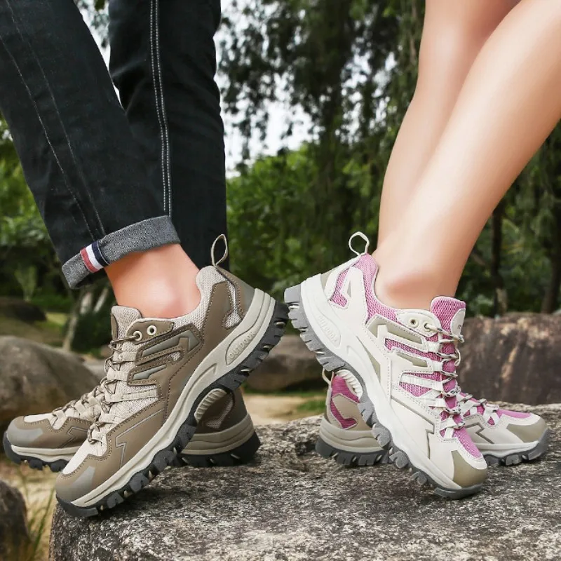 Mens Womens Hiking Shoes Outdoor Camping Sports Trekking Shoes Man Tourism Hunting Shoe Trendy