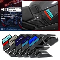 3d epoxy resin sticker motorcycle accessories tank pad side anti scratch decal suit for yamaha mt 10 mt10 sp 2022