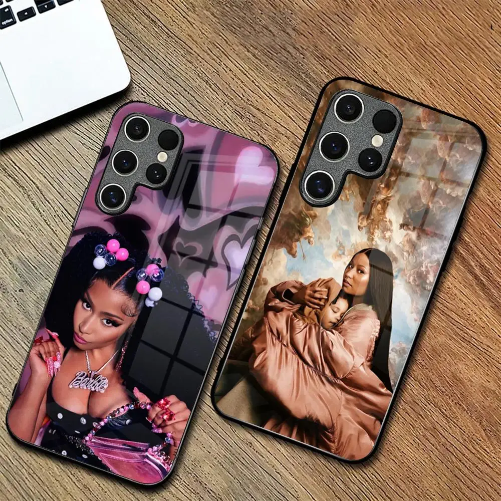 N-Nicki M-Minaj MAISTO Чехол для телефона Стеклянный чехол Samsung Galaxy A15 A25 A35 A55 A14 A54 A13 A33 A53 A51 A05
