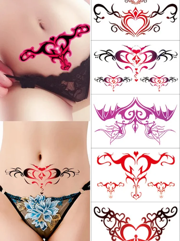 Водостойкие временные тату-наклейки, 10 шт., тату-наклейки для девочек ...