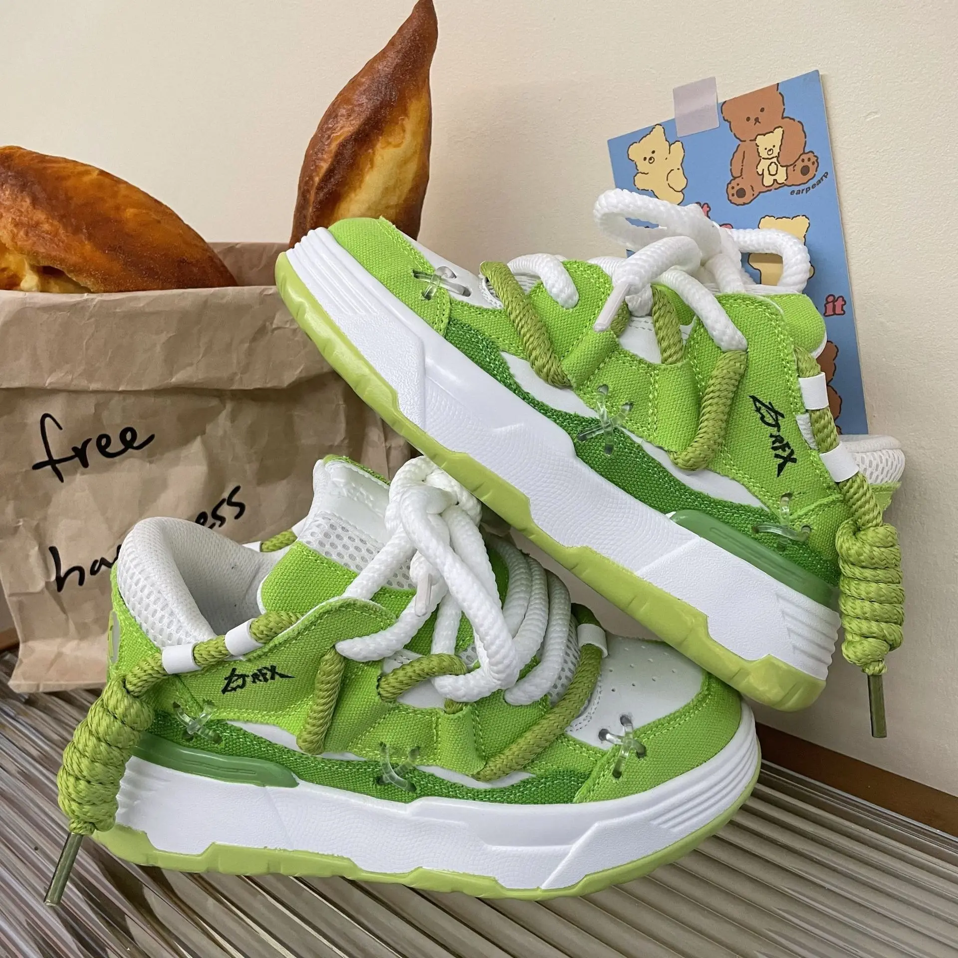 

Shoes For Women's Designer Sneakers 2023 Summer Fashion Men Skateboard Casual Tenis Woman Street Style Breathable Shoes 36~44