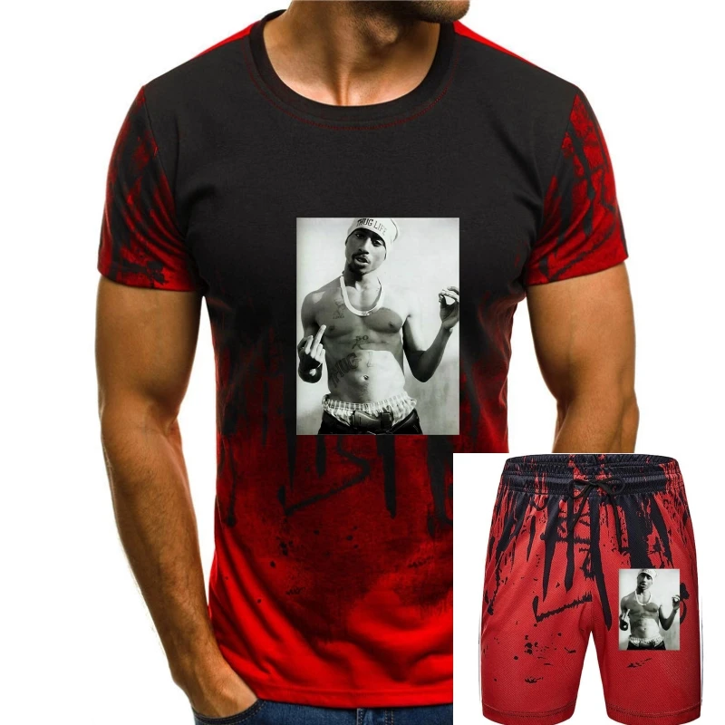 

Футболка 2Pac Тупак Шакур палец флип Nwa Eazy E Dr. Dre Snoop Biggie Gun N284