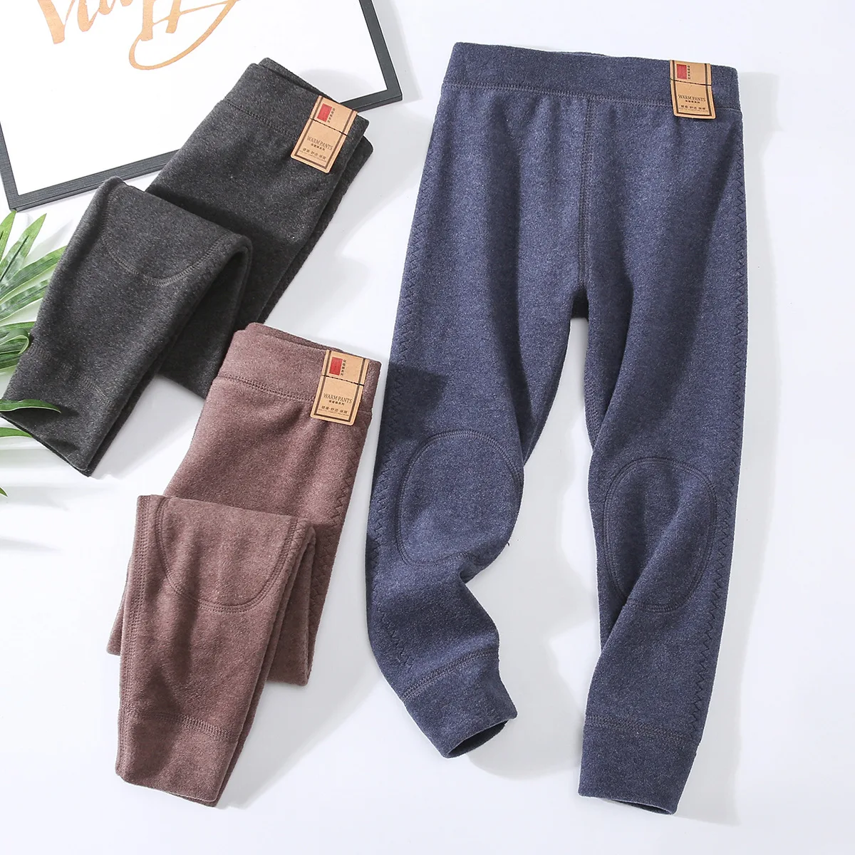

Теплые плюшевые штаны для мальчиков, зимнее детское нижнее белье, длинные брюки для девочек, детские кашемировые брюки, верхняя одежда, обле...