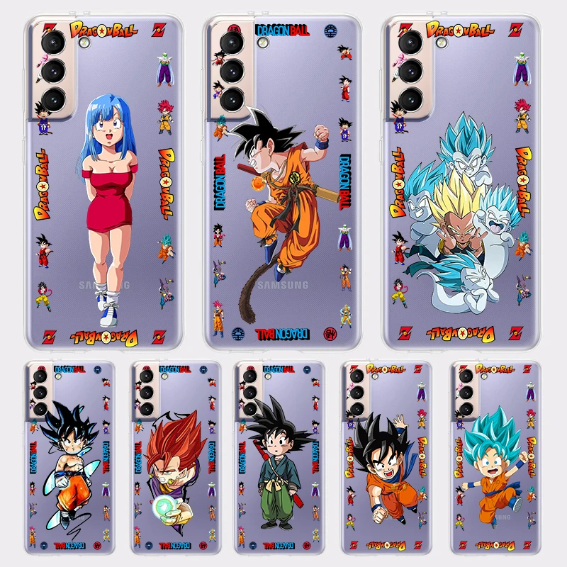 

Anime GOKU DBZ Dragon Ball for Samsung Galaxy S22 S21 S20 Ultra Plus Pro S10 S9 S8 S7 S6 4G 5G Soft TPU Transparent Phone Case