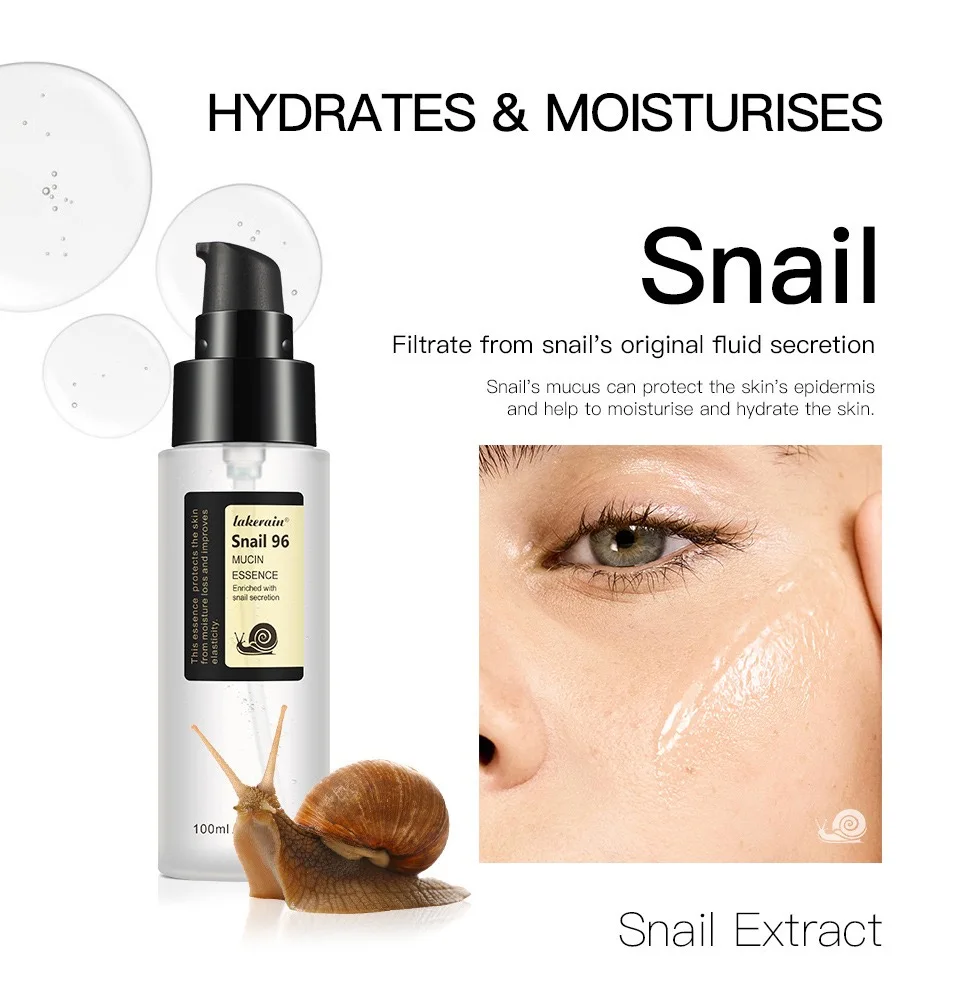 Новая муцин улитки 96% коллагеновая мощная эссенция увлажняющая сыворотка для