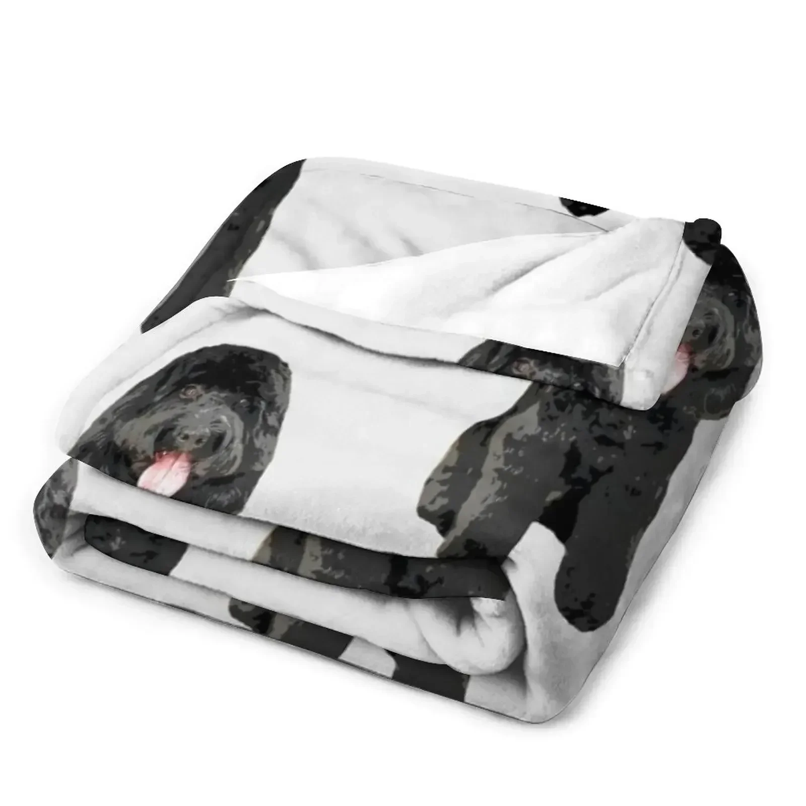 Cockapoo Cockerpoo черное одеяло с рисунком собаки теплые зимние одеяла украшения для