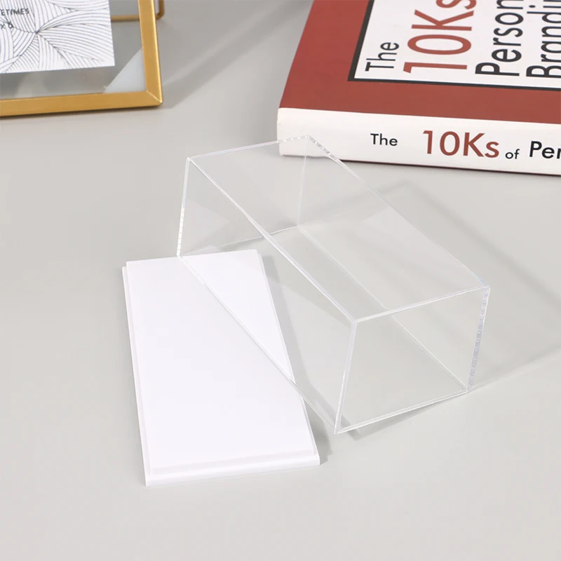 Прозрачная акриловая Пыленепроницаемая искусственная Жесткая обложка