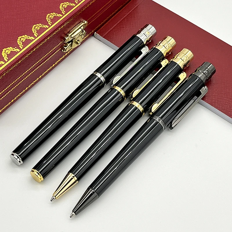 LAN CT Rollerball Ballpoint Pen Matte Metal Barrel With Serial Number Writing Smooth Luxury Stationery