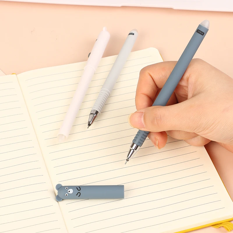 Милый цветной стираемый Набор ручек милые аксессуары 0 5 мм школьные
