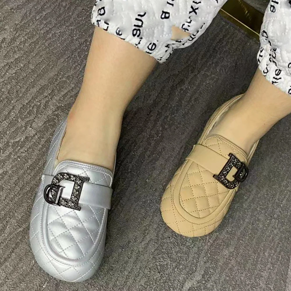 

Fashion Women Loafers Antislip Plush Winter Women Shoes Plus Size Casual Female Flats Shoes