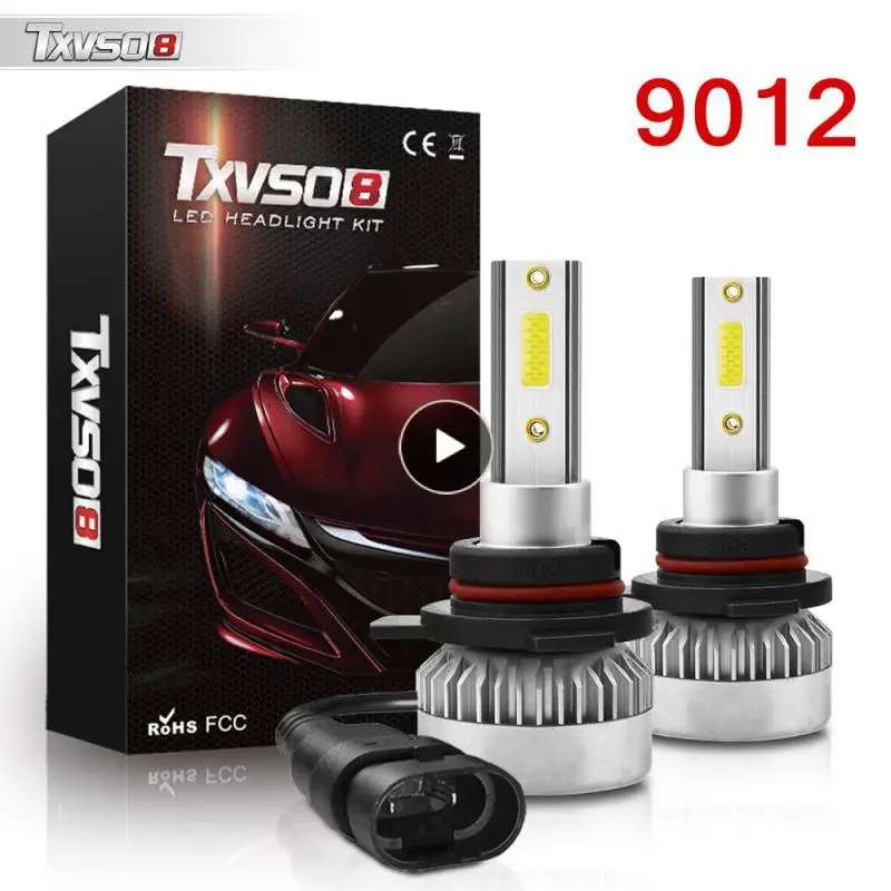 

1 Pair Car Headlight H7 LED H11 LED 9005 9006 9012 H1 110W 6000K Auto Headlamp COB Fog Light Bulbs
