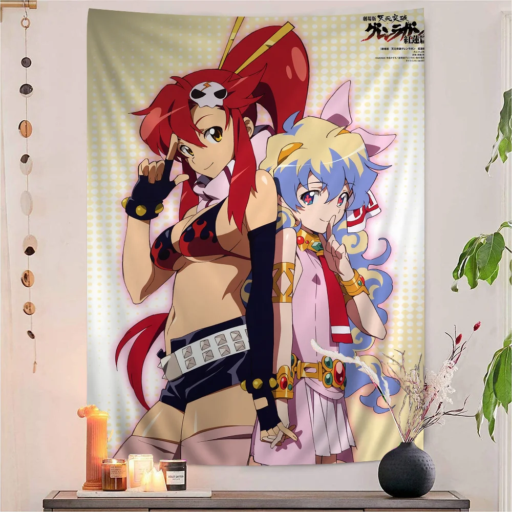 Y-yoko L-littner мультфильм гобелен искусство научная фантастика комната домашний