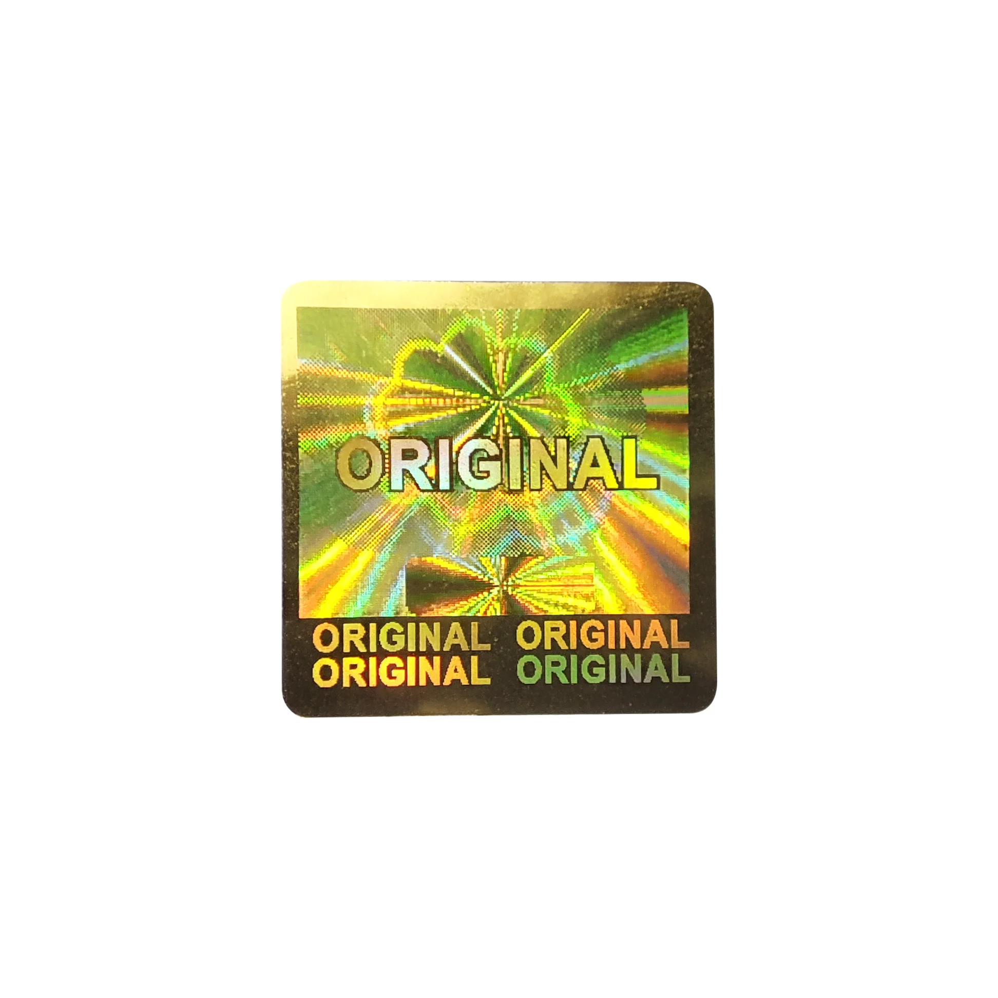 

Золотые голографические наклейки для защиты от вскрытия ZHOUYAN 100 шт