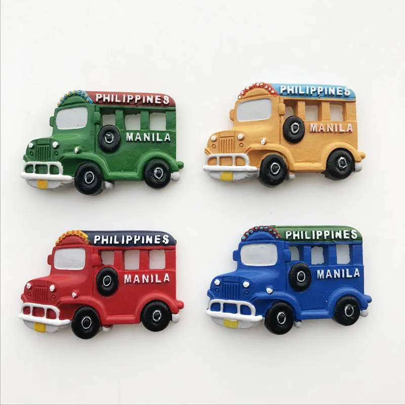 Дорожный 3D магнитный холодильник на магните из Манилы Филиппины