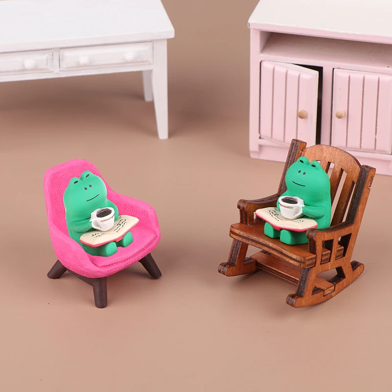 Симпатичное кресло-качалка в виде лягушки исцеляющее офисное настольное