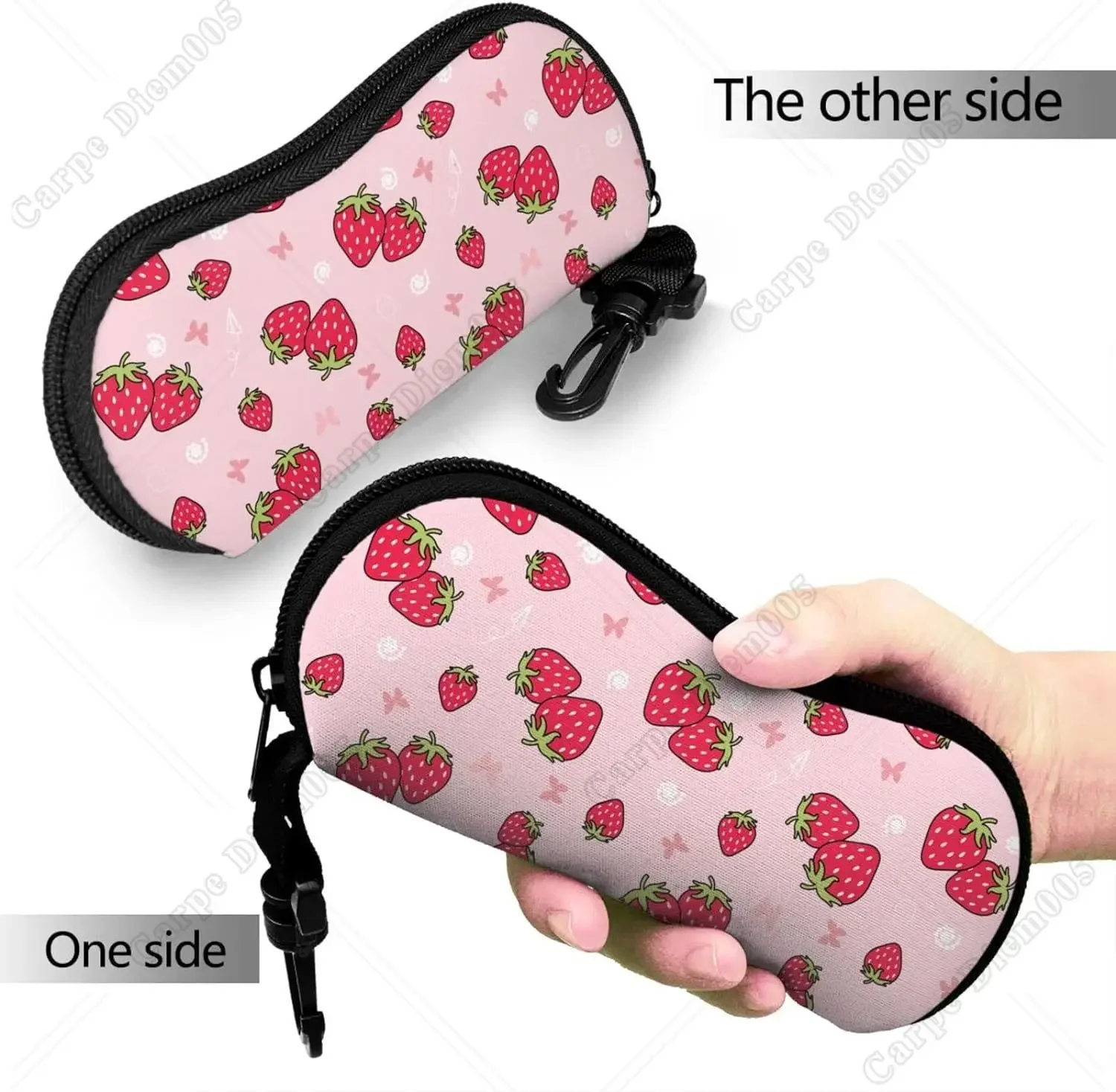 Милые розовые Клубничные очки планшетофон для женщин и девушек портативные