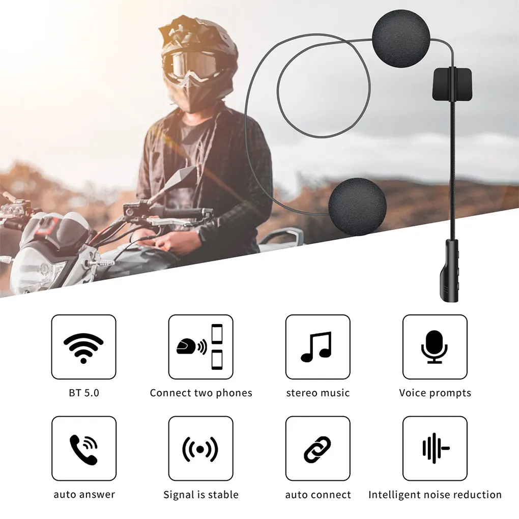 

Мотоциклетная гарнитура, Bluetooth, беспроводные стерео звуковые наушники, динамик, спорт, Велоспорт, музыкальный плеер, подарки