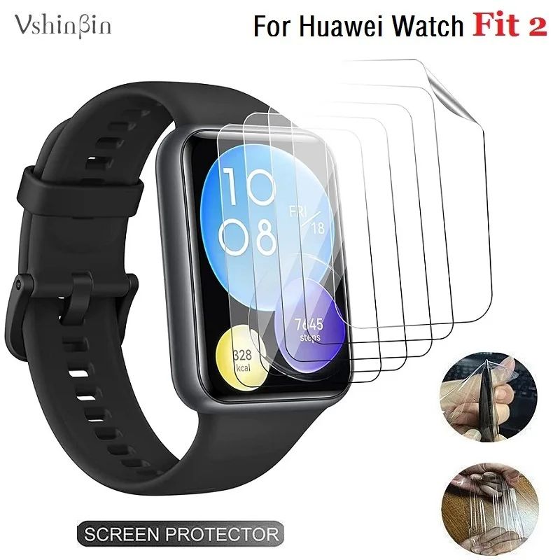 Мягкая Гидрогелевая пленка из ТПУ для смарт-часов Huawei Watch Fit 2, 10 шт., Защита экрана для смарт-часов Huawei Watch Fit 2 Мягкая Гидрогелевая пленка из ТПУ для смарт-часов Huawei Watch Fit 2, 10 шт., Защита экрана для смарт-часов Huawei Watch Fit 2