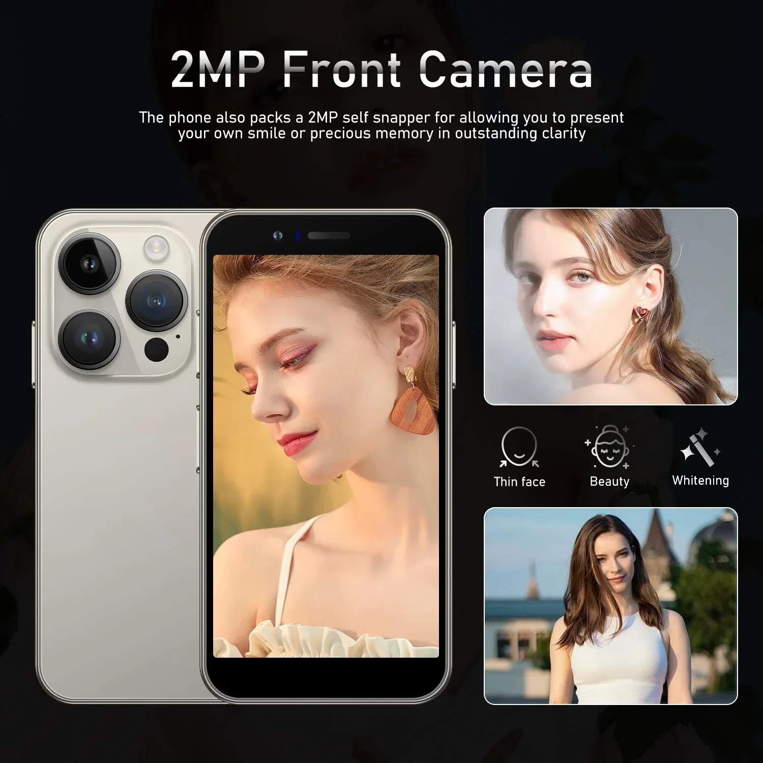 2025 Мобильные телефоны I15 mini 4 0 дюйма 5G Смартфон с двумя SIM-картами 5MP