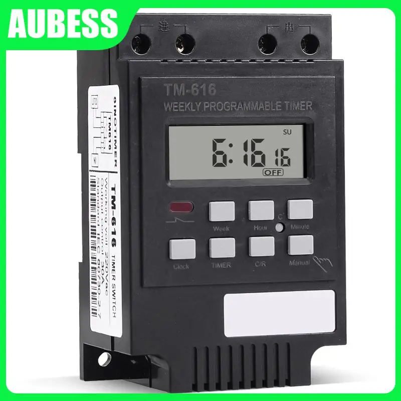 

Tm616 30a Electric Digital Timer 30amp Control Time Switch Timer Switch Weekly Programmable Timer Free Shipping Switch Relay