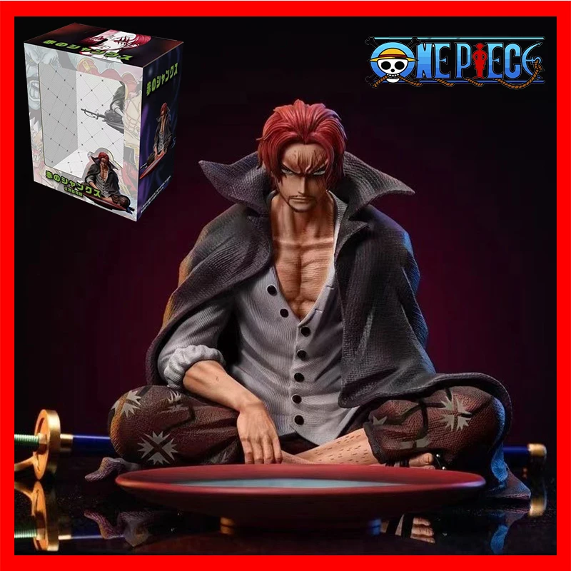 

12-сантиметровый Gk Аниме One Piece фигурка Шанкса красные волосы хвостовики сидя поза Статуэтка из ПВХ экшн-фигурки коллекционные модели игрушки детские подарки