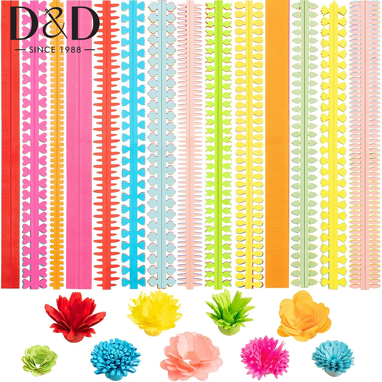 

5Pcs/bag 3D Spiral Flower Cutting Dies Flower Petal Quilling Strips For DIY Scrapbooking Decorative Crafts Paper Cards Making