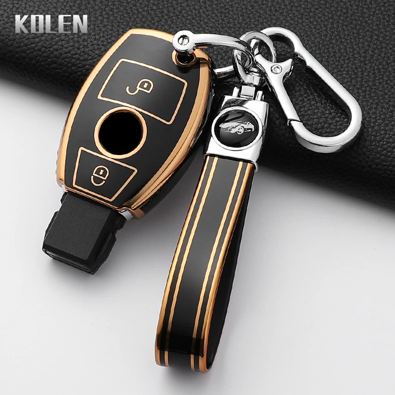 

Модный автомобильный чехол для смарт-ключа для Mercedes Benz A B C E Class GLS GLA GLK GLC CLS CLA AMG W204 W205 W212 W463 W176 Брелок