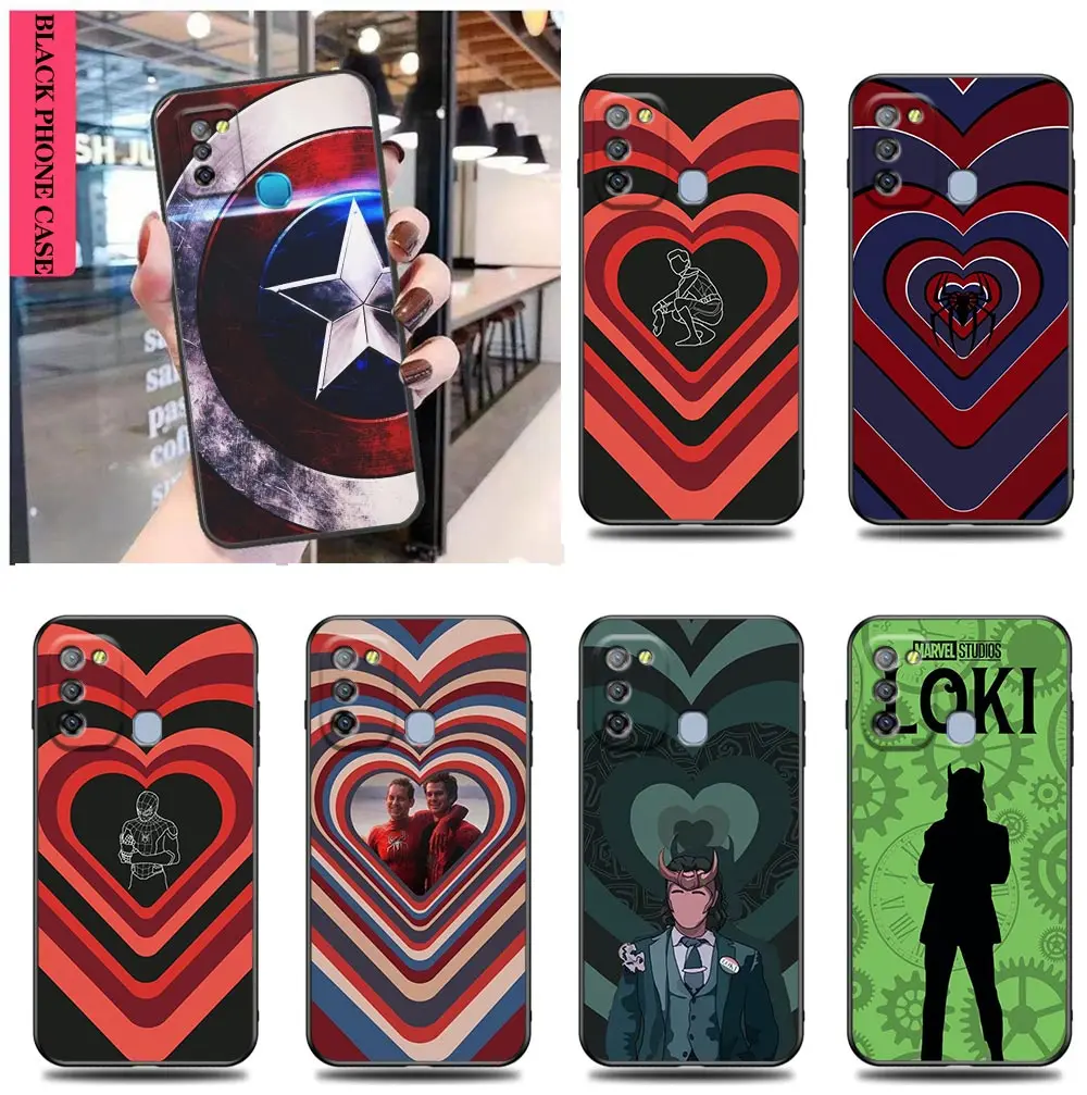 

Case for Tecno Infinix Note SPARK Hot 8 9 10 10i 10S 11 11S 8i S5 SMART 4 5 6 POVA2 GO Pro AIR Case Marvel Loki Spider-Man Art