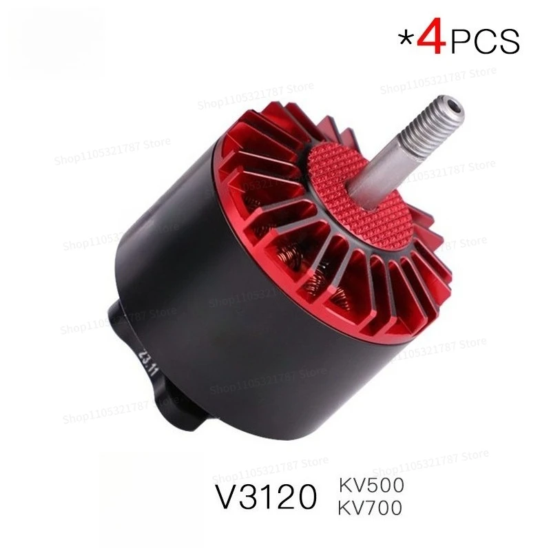 Фото Бесщеточный двигатель V3120 KV500 KV700 для 10-дюймовых дронов-квадрокоптеров, грузоподъемность 5 кг, для видеосъемки и полетов по пересеченной местности №2