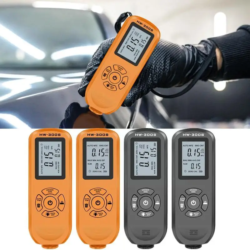 

Цифровой ЖК-измеритель толщины пленки с подсветкой, инструмент для краски автомобиля, аксессуары для измерения толщины, тестер, измеритель...