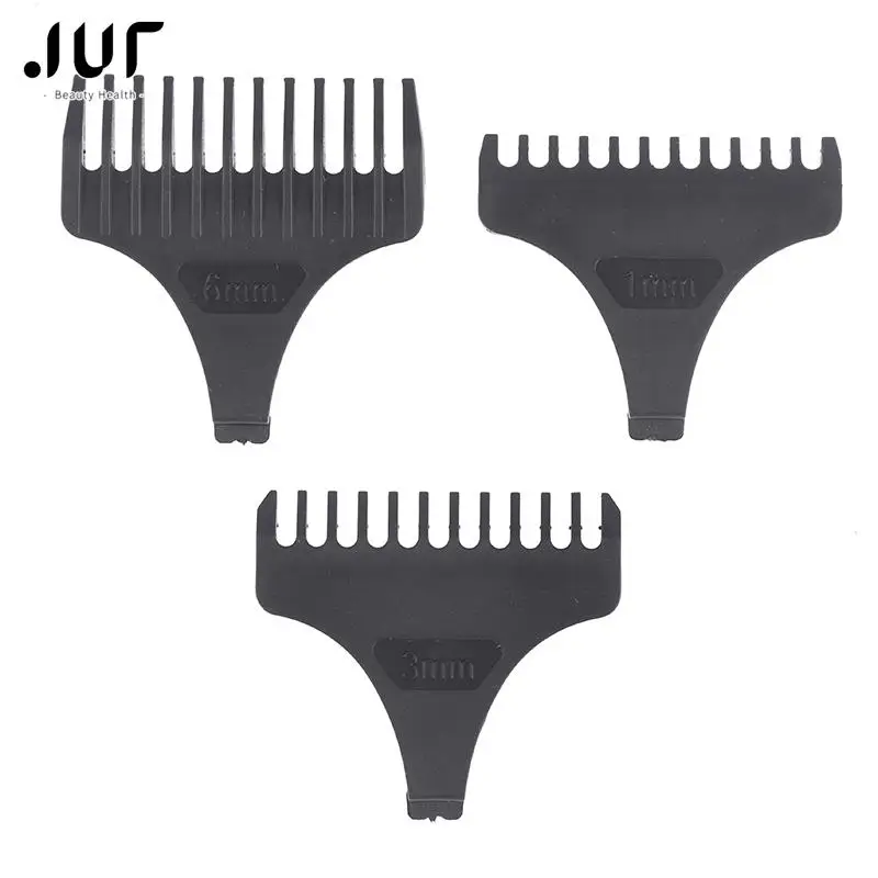 1/3/6mm Universal Hair Clipper Limit Combs Guide Guard Attachment Size Barber Replacement For Electric Hair Clipper Shaver