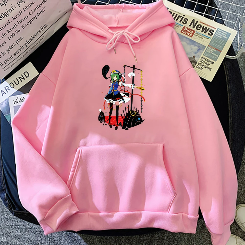 

Touhou Project Shrine Maiden Shikieiki Yamaxanadu Cartoon Hoodie MEN Sense of Design Long Sleeve Sweatshirt Handsome O-neck Full