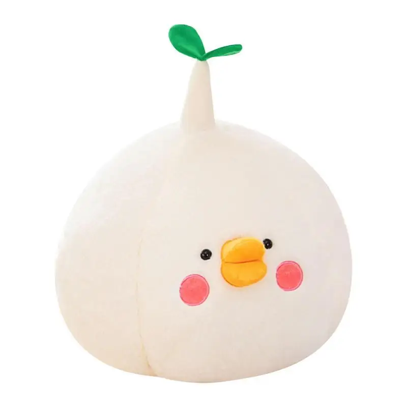 

Искусственное милое животное, Плюшевые игрушки для чеснока, Реалистичная утка, дизайн рта, мультяшный детский подарок