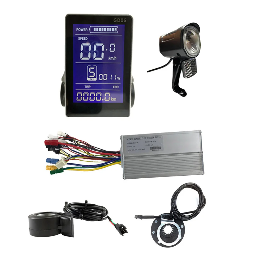 

Ebike 36/48V 30A 1000W Controller +LCD+Throttle+Brake Lever+PAS+Head Lights Kit Bicycle Components & Parts Electric Bicycle Comp