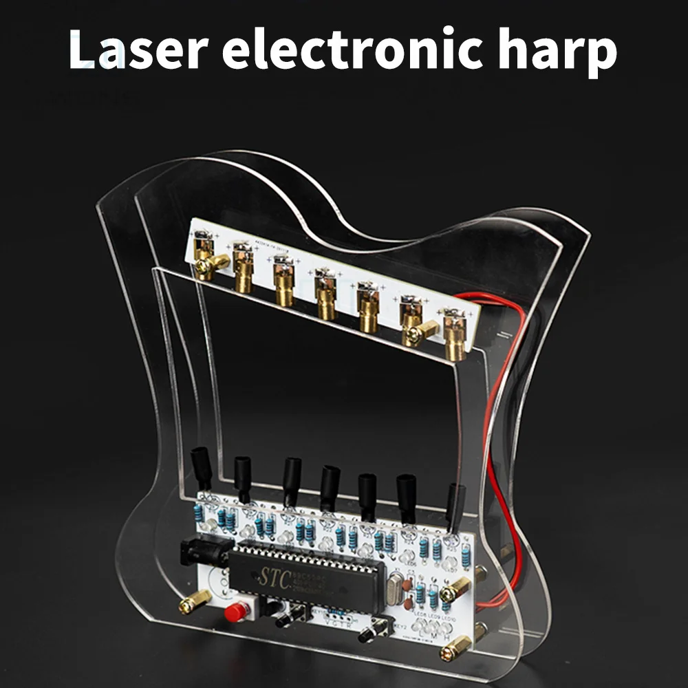 

DIY 51 Single-chip Laser Electronic Organ Electronic Production Kit Electronic DIY Parts Welding Training Kit STC89C52
