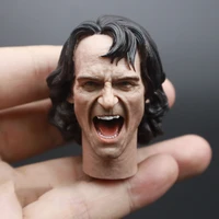 16 male soldier joaquin joker head carving sculpture model accessories open mouth laughing out loud fit 12 inch action figures