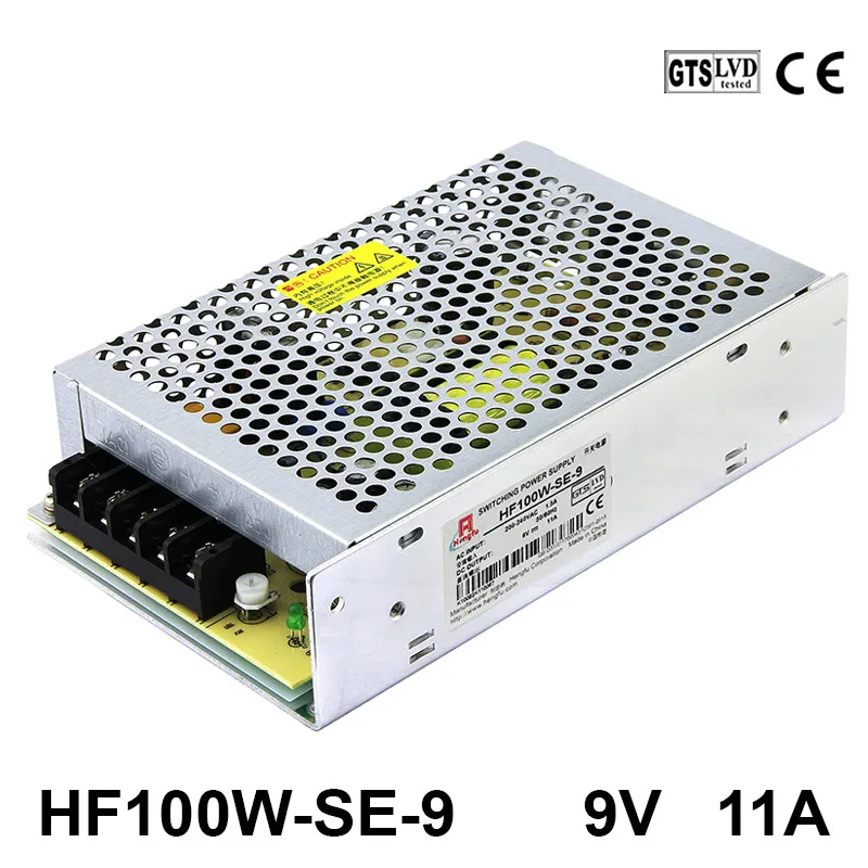 

HengFu HF100W-SE-9 DC 9V 11A Adapter Charger Single Output Switch Power Charger