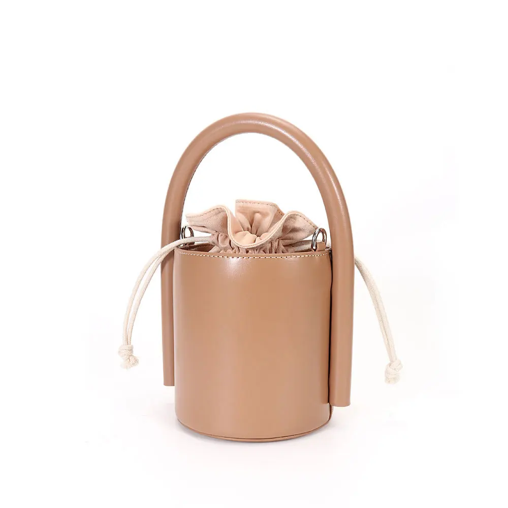 

Leather Bag Woman Bucket Women's Fashion Shoulder Bags Small Summer Brand Trend Female Designer Handbags Crossbody