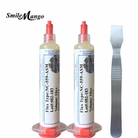 high quality made in usa 2pcs 10cc nc 559 asm flux paste lead free solder paste solder flux esd brush