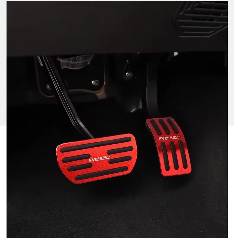 

Накладка на педаль акселератора для Great Wall GWM Tank 300 2021 2022 из нержавеющей стали, противоскользящая накладка на газовый топливный тормоз, автомобильные аксессуары