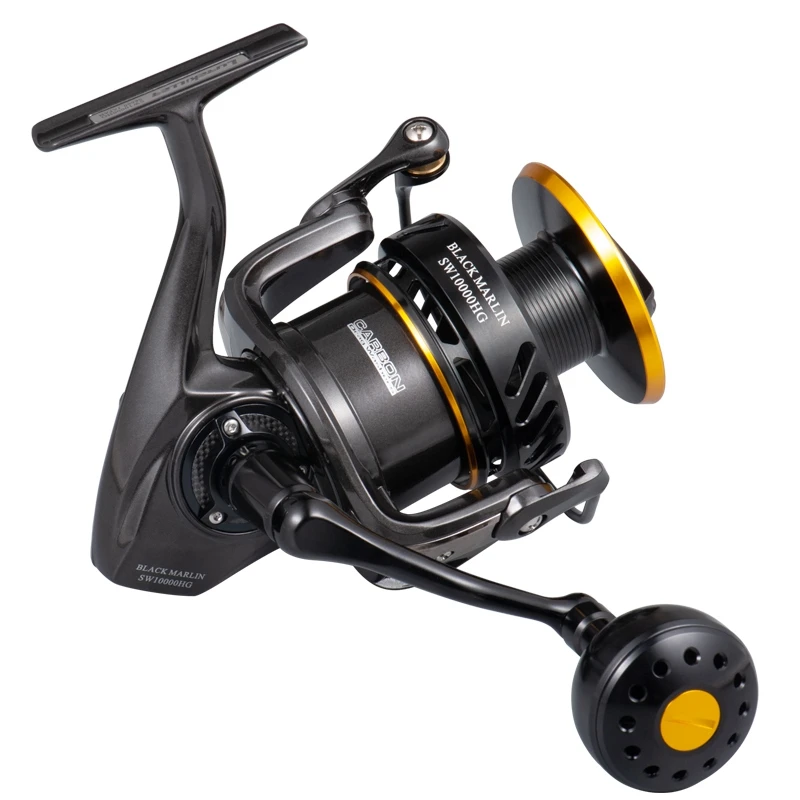 

Японская черная спиннинговая катушка MARLIN, джиггинговая катушка SW4000XG SW5000XG SW6000HG SW10000HG, морская лодочная катушка для соленой воды, тяговое усилие 35 кг